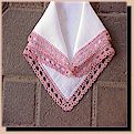 Rose Edged Hankie  $3.00